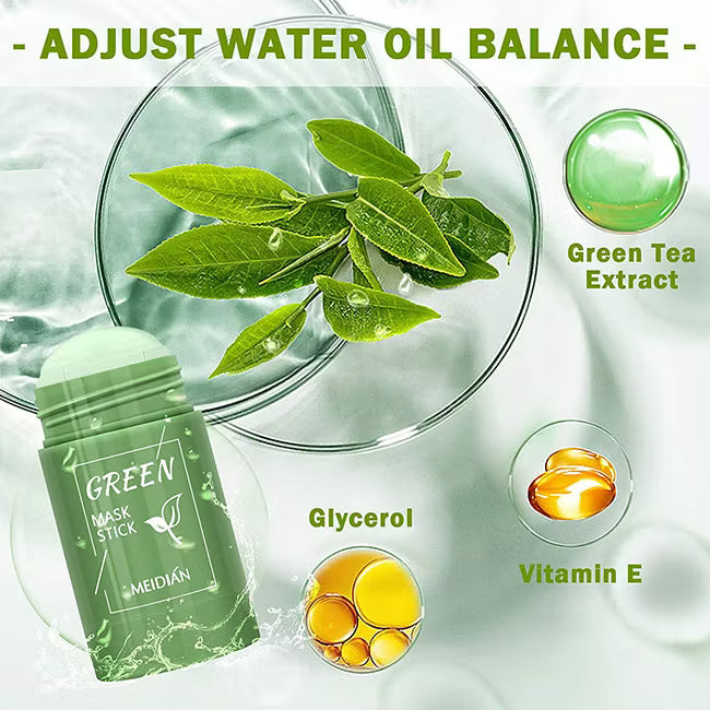 Summer Sale: 49% Off💥Poreless Deep Cleanse Green Tea Mask -(Buy 1 Get 1 Free Now!💕)