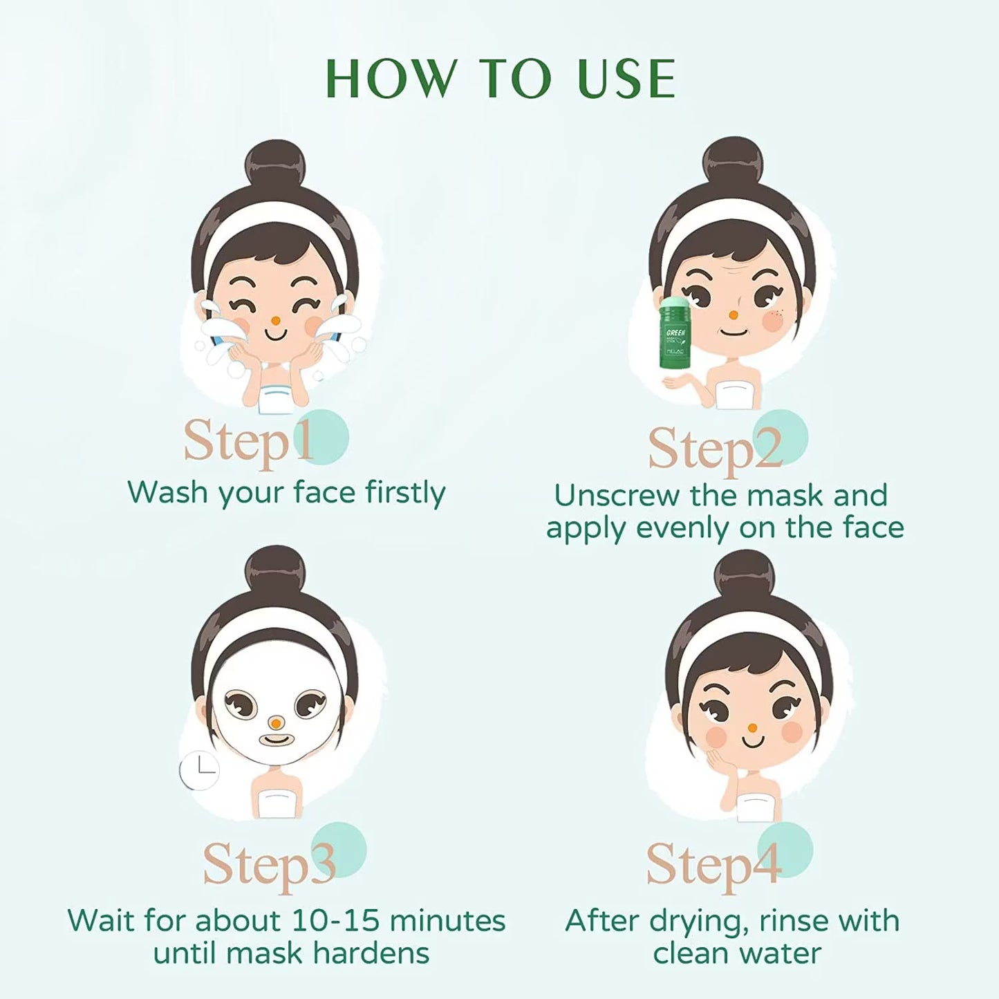 Summer Sale: 49% Off💥Poreless Deep Cleanse Green Tea Mask -(Buy 1 Get 1 Free Now!💕)