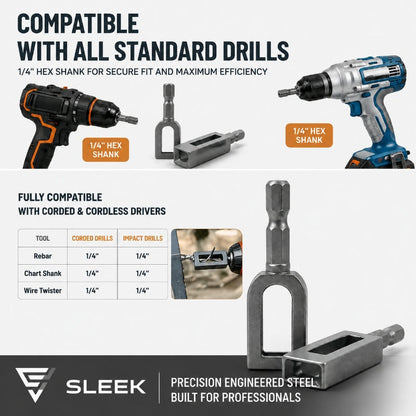Skglm™ — Turn Your Drill Into a Powerhouse for Rock-Solid, Effortless Wire Ties