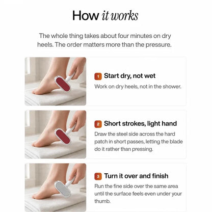 Double-Sided Callus Scraper & Buffer