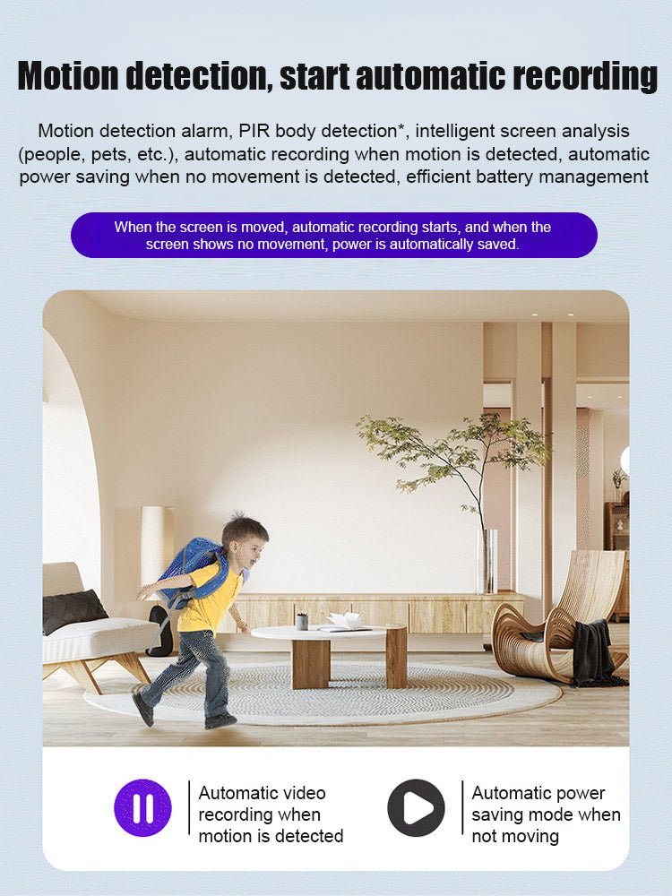 🔥【Hidden camera HD night vision】💯Tiny and installs in 1 second ⚠️Remote real-time viewing