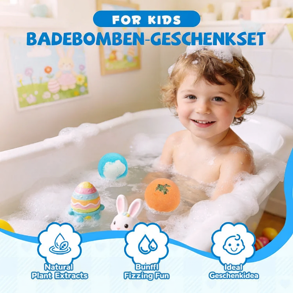 Limited Time Promotion 50% OFF🔥12-Piece Bath Bomb Gift Set for Kids